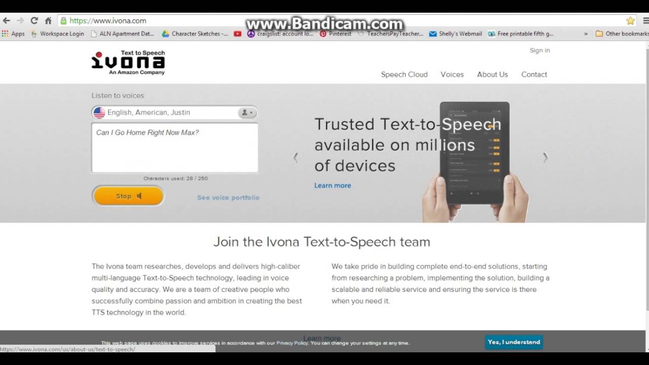 ivona text to speech for mac